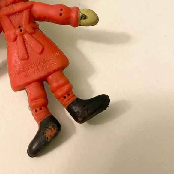 Vintage 1968 Raggedy Ann Doll Mini Rubber  Doll 2.25 Inch Toy Figure Hong Kong - Picture 4 of 11